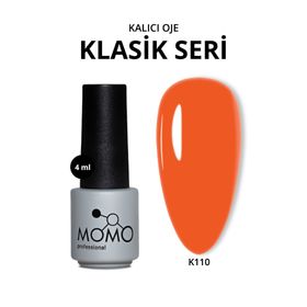 Momo Professional K110 Canlı Nar Çiçeği 4 ml Kalıcı Oje