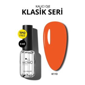 Momo Professional K110 Koyu Turuncu 4 ml Kalıcı Oje
