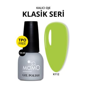Momo Professional K112 Fıstık Yeşili 14 ml Kalıcı Oje