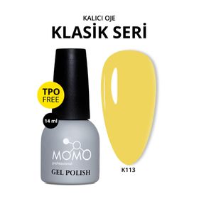 Momo Professional K113 Dark Butter Yellow 14 ml Kalıcı Oje