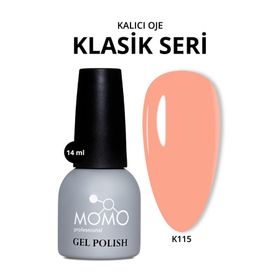 Momo Professional K115 Şeftali 14 ml Kalıcı Oje