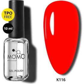 Momo Professional K116 Alev Kırmızı 10 ml Kalıcı Oje