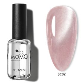 Momo Professional Korean Silky SC02 Pastel Rose 10 ml Kedi Gözü Oje