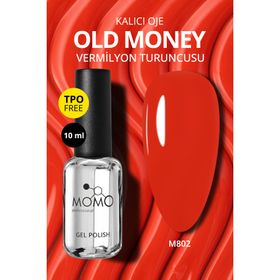 Momo Professional M802 Vermilyon Turuncusu 10 ml Kalıcı Oje