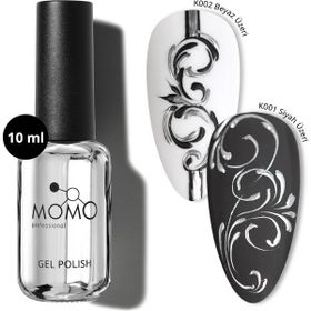 Momo Professional Milky Top Coat 10 ml Kalıcı Oje