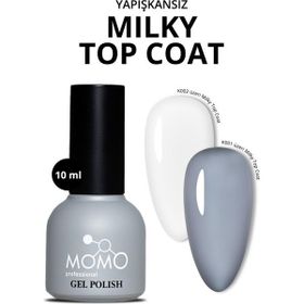 Momo Professional Milky Top Coat 10 ml Kalıcı Oje