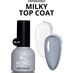 Momo Professional Milky Top Coat 10 ml Kalıcı Oje