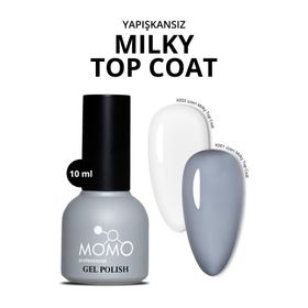 Momo Professional Milky Top Coat 10 ml Kalıcı Oje