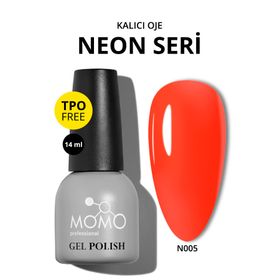 Momo Professional N005 Neon Nar Çiçeği 14 ml Kalıcı Oje
