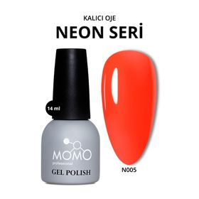 Momo Professional N005 Neon Nar Çiçeği 14 ml Kalıcı Oje