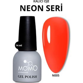 Momo Professional N005 Neon Nar Çiçeği 14 ml Kalıcı Oje