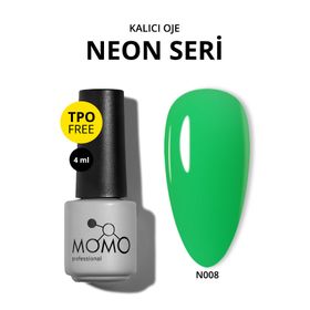 Momo Professional N008 Neon Çimen Yeşili 4 ml Kalıcı Oje