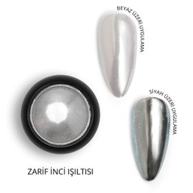 Momo Professional Nail Art No: 01 Kalıcı Oje Tırnak Süsleme Ayna Efektli İnci Tozu