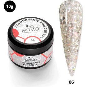 Momo Professional Nail Art No: 06 Glitter Turuncu Simli 10 gr Protez Tırnak Jeli