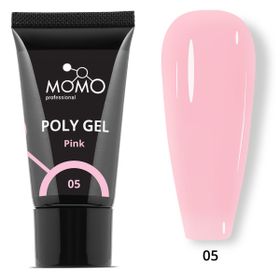 Momo Professional No: 05 Protez Tırnak Pembe 30 gr Poli Jel