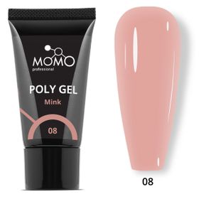 Momo Professional No: 08 Protez Tırnak Vizon 30 gr Poli Jel