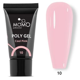 Momo Professional No: 10 Protez Tırnak Soğuk Pembe 30 gr Poli Jel