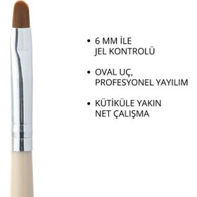 Momo Professional No: 6 Protez Tırnak Jel Fırçası