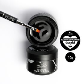 Momo Professional Premium 01 Şeffaf 10 gr Protez Tırnak Jeli