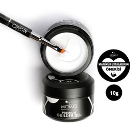 Momo Professional Premium 02 Beyaz 10 gr Protez Tırnak Jeli