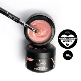 Momo Professional Premium 05 Şeftali 10 gr Protez Tırnak Jeli