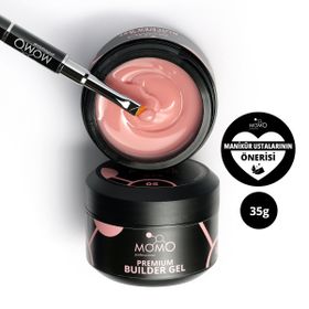 Momo Professional Premium 05 Şeftali 35 gr Protez Tırnak Jeli