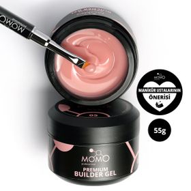 Momo Professional Premium 05 Şeftali 55 gr Protez Tırnak Jeli