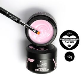 Momo Professional Premium 06 Pembe 10 gr Protez Tırnak Jeli