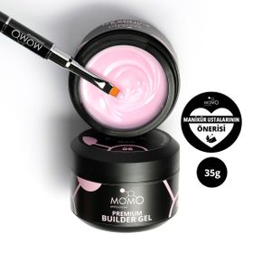 Momo Professional Premium 06 Pembe 35 gr Protez Tırnak Jeli