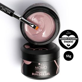 Momo Professional Premium 09 Vizon 55 gr Protez Tırnak Jeli