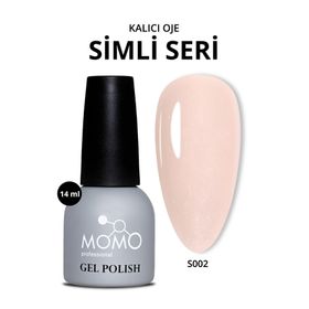 Momo Professional S002 Gümüş Simli Fil Dişi 14 ml Kalıcı Oje
