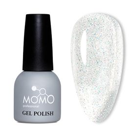 Momo Professional S006 Renkli Simli Şeffaf 14 ml Kalıcı Oje
