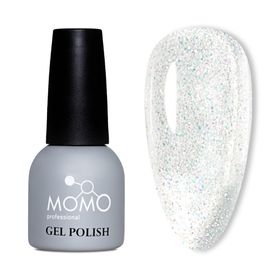 Momo Professional S006 Renkli Simli Şeffaf 14 ml Kalıcı Oje