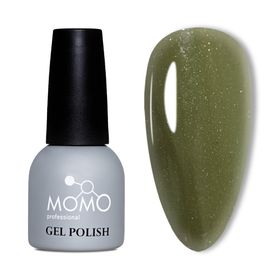 Momo Professional S012 Simli Haki Yeşil 14 ml Kalıcı Oje