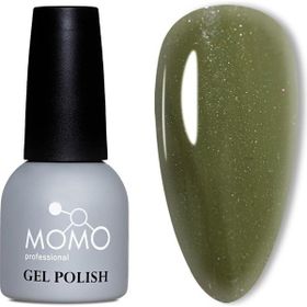 Momo Professional S012 Simli Haki Yeşil 14 ml Kalıcı Oje