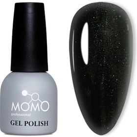 Momo Professional S016 Hafif Simli Siyah 14 ml Kalıcı Oje