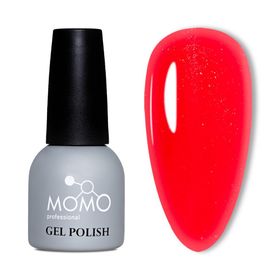Momo Professional S017 Hafif Simli Kırmızı 14 ml Kalıcı Oje