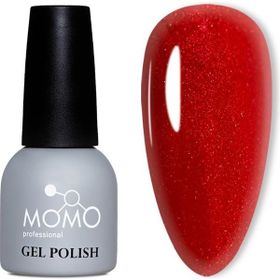 Momo Professional S024 Simli Bayrak Kırmızısı 14 ml Kalıcı Oje