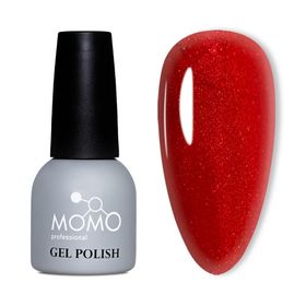 Momo Professional S024 Simli Bayrak Kırmızısı 14 ml Kalıcı Oje