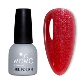Momo Professional S026 Işıltılı Bordo Kırmızı 14 ml Kalıcı Oje