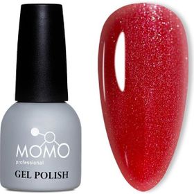 Momo Professional S026 Işıltılı Bordo Kırmızı 14 ml Kalıcı Oje