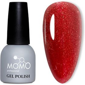 Momo Professional S027 Yoğun Işıltılı Bordo Kırmızı 14 ml Kalıcı Oje
