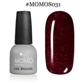 Momo Professional S031 14 ml Parıltılı Vişne Kalıcı Oje