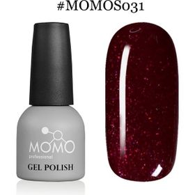 Momo Professional S031 14 ml Parıltılı Vişne Kalıcı Oje