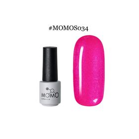 Momo Professional S034 Mor Sedefli Fuşya 4 ml Kalıcı Oje