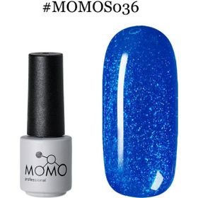 Momo Professional S036 Simli Saks Mavi 4 ml Kalıcı Oje