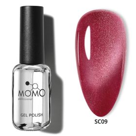 Momo Professional Silky Cat Eye SC09 Açık Burgundy 10 ml Kalıcı Oje