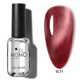 Momo Professional Silky Cat Eye SC11 Açık Bordo 10 ml Kalıcı Oje