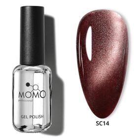 Momo Professional Silky Cat Eye SC14 Zarif Bordo 10 ml Kalıcı Oje