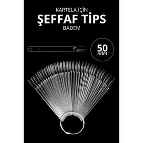 Momo Professional Tips Şeffaf Badem 50 Li Kartela